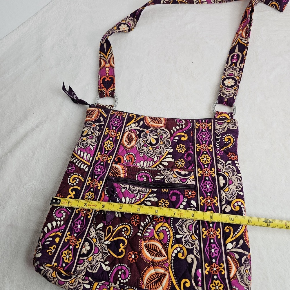Vera Bradley retired Safari sunset triple zip hipster, Crossbody EUC - Picture 11 of 12
